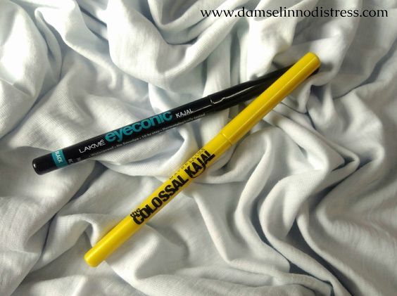 LAKME EYECONIC KAJAL Vs MAYBELLINE COLOSSAL KAJAL - REVIEW & SWATCHES http://www.damselinnodistress.com/2016/08/lakme-eyeconic-kajal-vs-maybelline.html #MAYBELLINECOLOSSAL #LAKMEEYECONIC #KAJAL #KOHL #EYES #MAKEUP #BEAUTYBLOGGER #DIND #DAMSELINNODISTRESS #INDIANBLOGGER