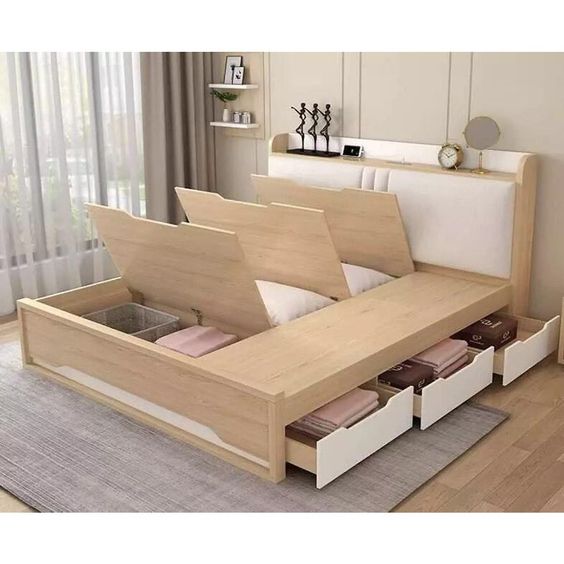 Mẫu giường gỗ lắp ghép tiện nghi, ấn tượng Mua giường gỗ pallet, giường gỗ tự nhiên, Mua Giường gỗ lắp ghép giá tốt. Dễ dàng lắp ráp và vận chuyển. Chất lượng sản phẩm tuyệt vời.
