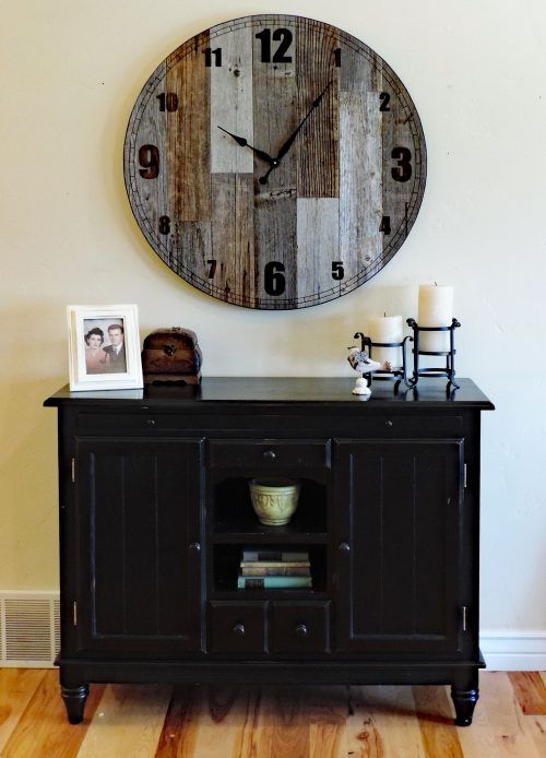 24 Inch Mama Bear Rustic Wall Clock Big Barn Wood With Reclaimed And Raw Steel Ring Allbarnwood Large - Rustic Barn Wood Wall Clock 24 Inch Mama Bear Rustic Wall Clock Big Barn Wood With Reclaimed And Raw Steel Ring Allbarnwood Large - Rustic Barn Wood Wall Clock