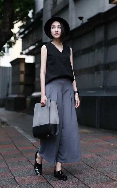 Cool Grays and black ! Simple pieces but stylish!