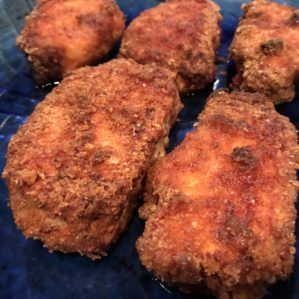 Crispy Keto Parmesan Crusted Pork Chops In The Air Fryer Rezept