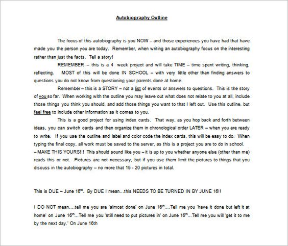 Autobiographical Essay Outline Format autobiography sample - apa outline template Autobiographical Essay Outline Format autobiography sample - apa outline template