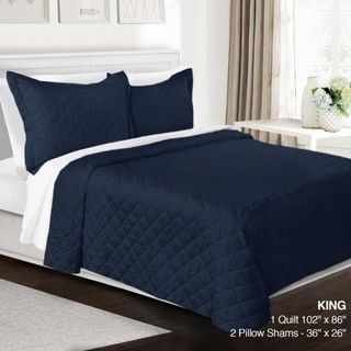 Clara Clark Luxury Box Stitch Quilt Shop Clara Clark Pillowcases Shams on