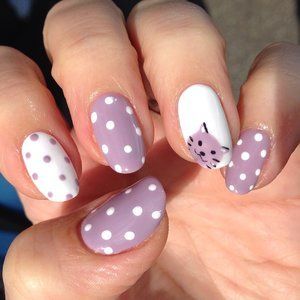 cat nail art cat nail art