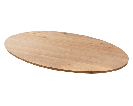 Ovale eikenhouten eettafel XX-poot 10x4 | Table du Sud