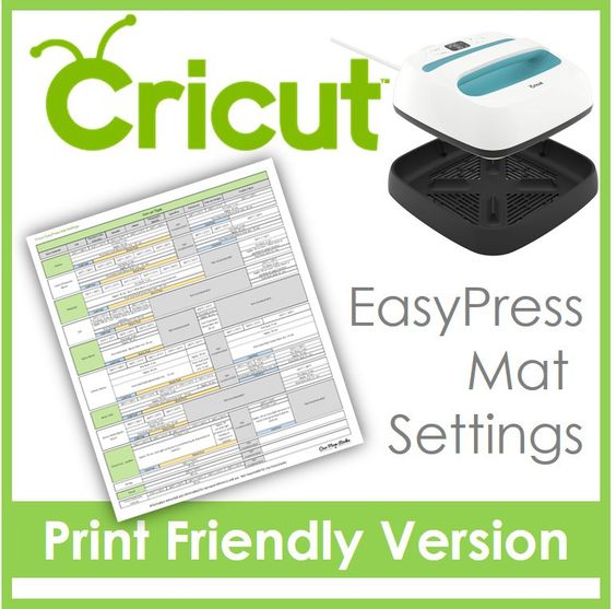 Faqs About Cricut Easypress 2 Free Settings Printable Suburban Wife City Life Cricut Cricut Projects Vinyl Cricut Projects Beginner