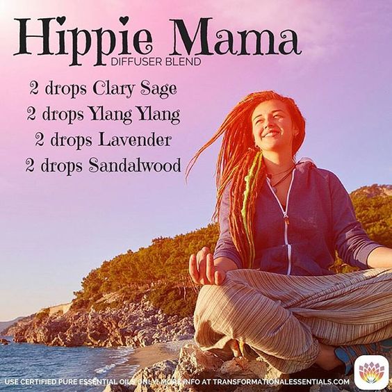 What's in your #diffuser today #hippie #mama? This blend which I've dubbed theÃ¢Â¦