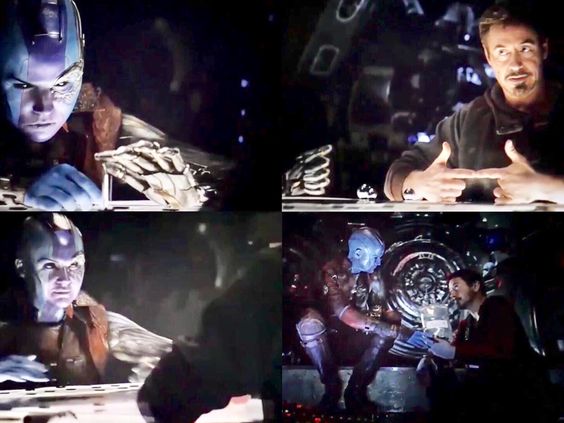 Tony and Nebula in space #avengersendgame