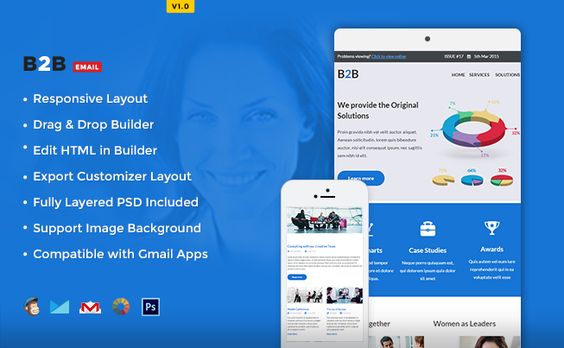 B2B Responsive HTML Business Email Template is the perfect - business email template B2B Responsive HTML Business Email Template is the perfect - business email template