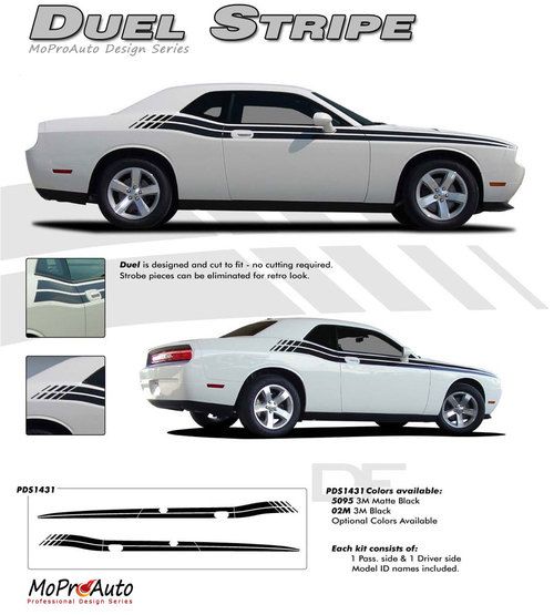 Dodge Challenger Rocker Panel Strobe Stripes Decals 2011 2012 2013 2014 Pro Moto Dodge Challenger Rocker Panel Strobe Stripes Decals 2011 2012 2013 2014 Pro Moto