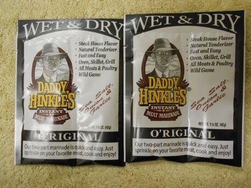Daddy Hinkle/'s O/'riginal Marinade Single Serve Packets 24 Packets