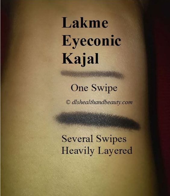 There are many kajal liners available in India and in the U.S., and many U.S. brands even make their own version of a kajal liner. One of the most popular kajal liners in India is the Lakme Eyeconic kajal, so this is why I wanted to review this one first for you.