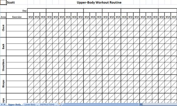 Printable Workout Log Projects to Try Pinterest Workout log - blank workout sheet Printable Workout Log Projects to Try Pinterest Workout log - blank workout sheet