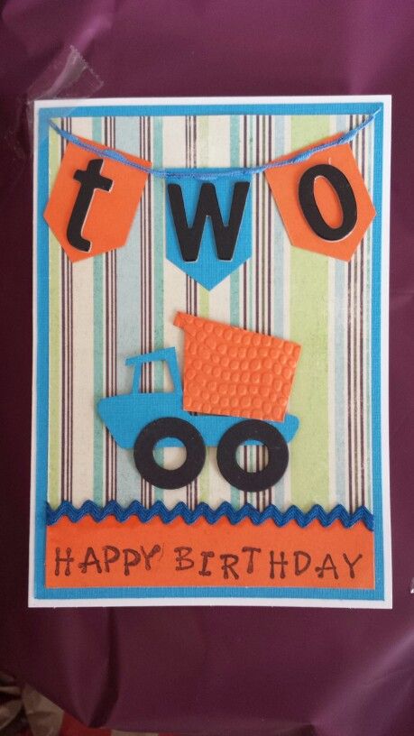 Card Making Ideas For 2 Year Olds Part - 19: Birthday Card For 2 Year Old Boy. | Birthday Cards | Pinterest | Birthdays, Boys And Cards