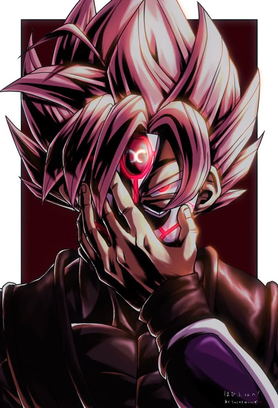 Goku Black ssj Rose Crimson Masked Saiyan