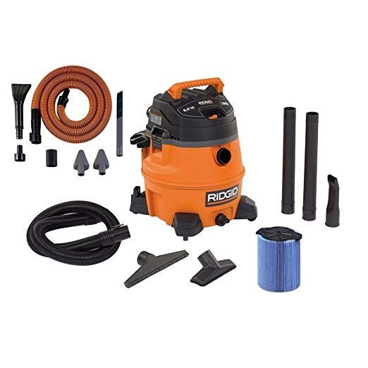 RIDGID 14 Gal. 6.0 Peak HP WetDry Vac RIDGID 4 Gal. 6.0 Peak HP Wet Dry Vac
