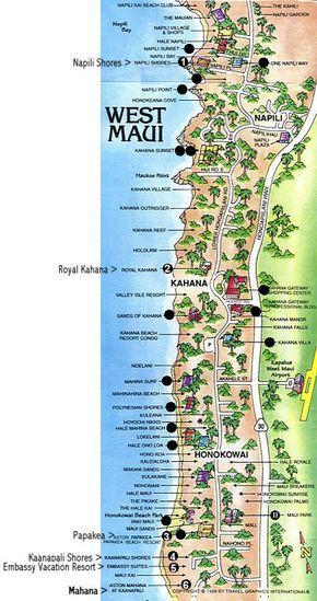 Aston Kaanapali Ss Hotel Map Of Resorts Not To Scale For Locatingpurposes Only Maui Vacation Hawaii Trip Aston Kaanapali Ss Hotel Map Of
