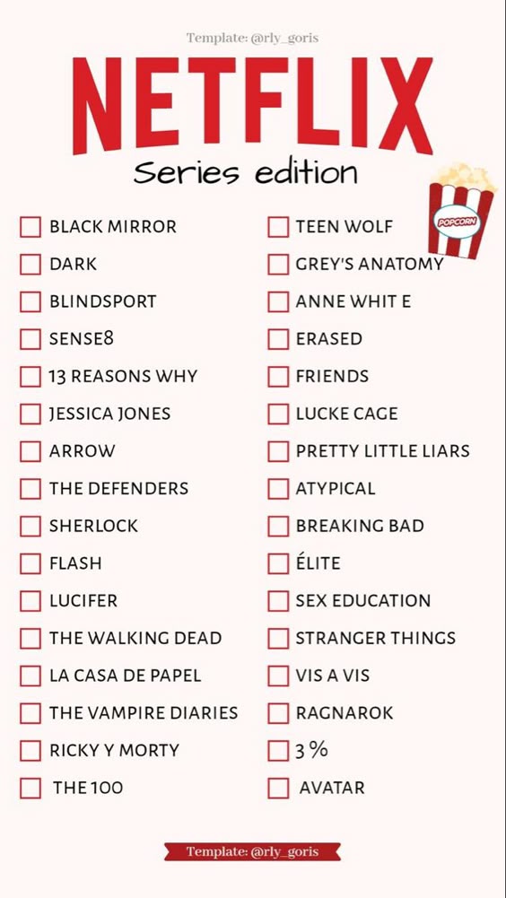 Netflix Series Edition