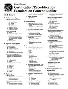 types of medical assistant certifications