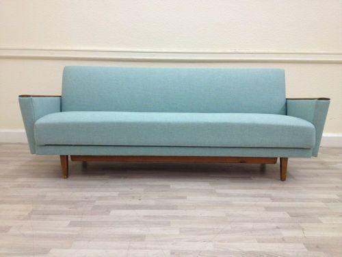 Upholdstered 50s Sofa Clean Lines Muebles Modernos Mobiliario Muebles Modernos, 1950 S Style Sofa Bed