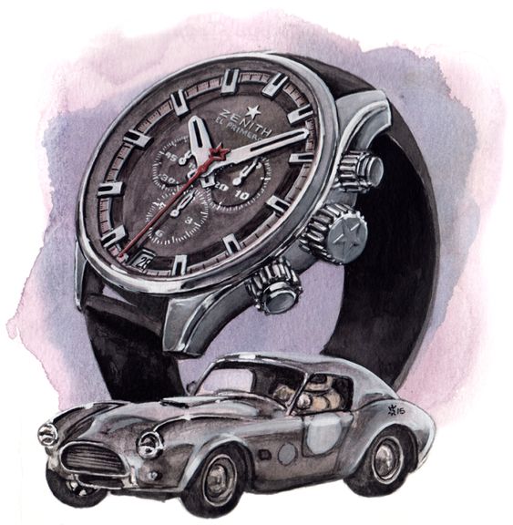 Zenith, El Primero with Classic Car by Matthew Miller (Sunflowerman)