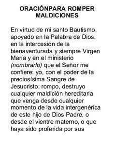 Romper Ataduras Oracion Oraciones Oracion Para Romper Hechizos Frases Espirituales