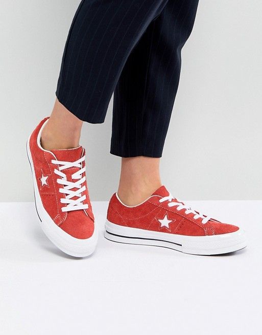 barro conjunto Conexión Converse One Star Ox Sneakers In Red Suede | Converse one star, Sneakers, Converse barro conjunto Conexión Converse One Star Ox Sneakers In Red Suede | Converse one star, Sneakers, Converse