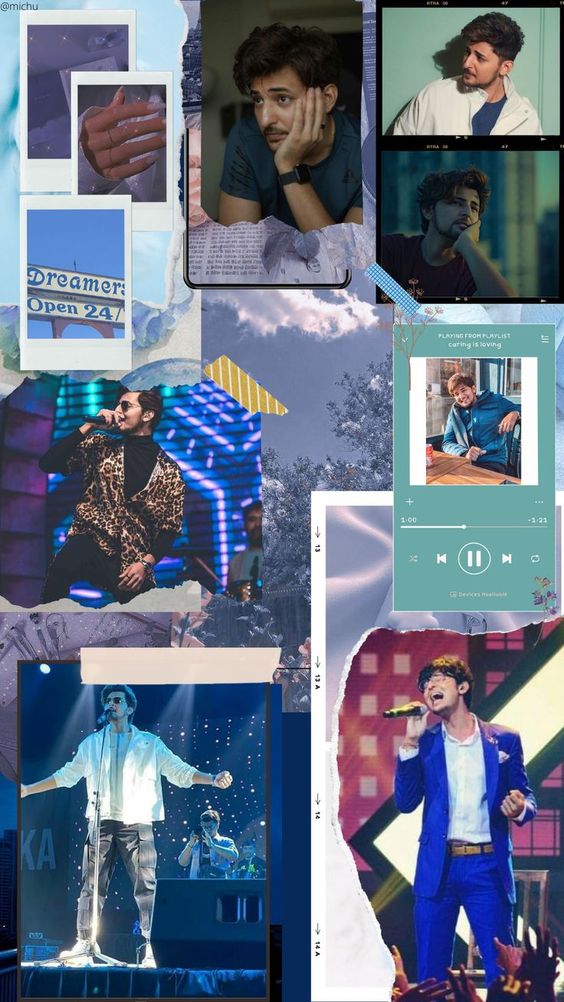 Darshan Raval Blue aesthetic wallpaper