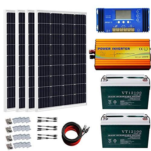 Amazing Offer On Eco Worthy 100 Watt Solar Panel Off Grid Rv Boat Kit 100 Watt Solar Panel 20a Lcd Display Charge Controller Z Brackets Online 100 Watt Solar Panel Solar Panels Boat Kits