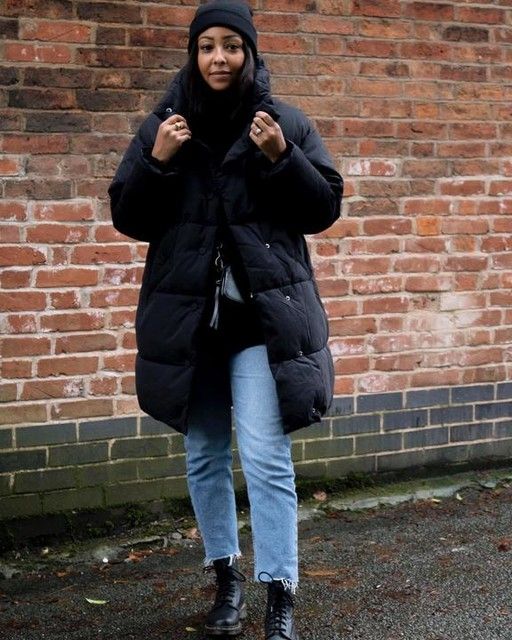 Oversized puffer coat Black magic Jackets Monki Oversized puffer coat Black magic Jackets Monki