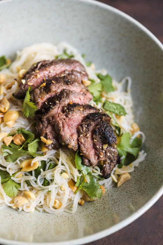 Ginger Beef with Rice Noodles and Herbs | Christopher Kimball’s Milk Street