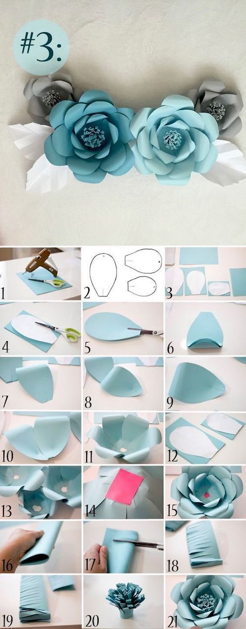Cómo Hacer Flores De Papel Gigantes Para Decorar Tu Evento Cómo Hacer Flores De Papel Decoración De Flores De Papel Hacer Flores De Papel