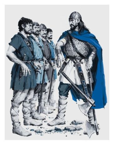 Clovis I (466-561) of the Merovingian Dynasty was the 1st King of the Franks.