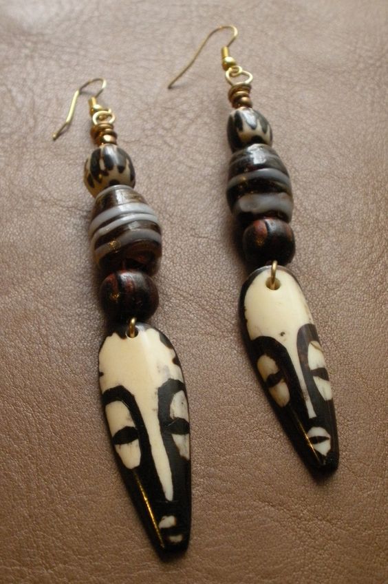 African Earrings | Afriquelachic - Africultures African Earrings