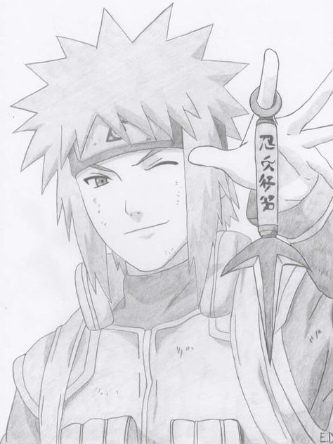 Minato Namikaze | Naruto Sketch, Naruto, Naruto Sketch Drawing