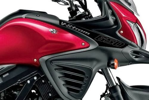 Par Adesivo Lateral Moto Suzuki V Strom 650 Xt Vstrom Vt026