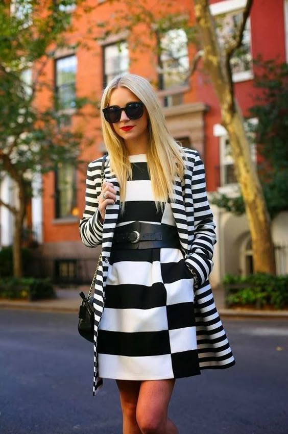 DICAS DE LOOK: MIX DE ESTAMPAS COM LISTRAS