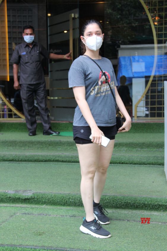 Actress Tamanna Bhatia Spotted At Salon In Bandra Gallery - Social News XYZ