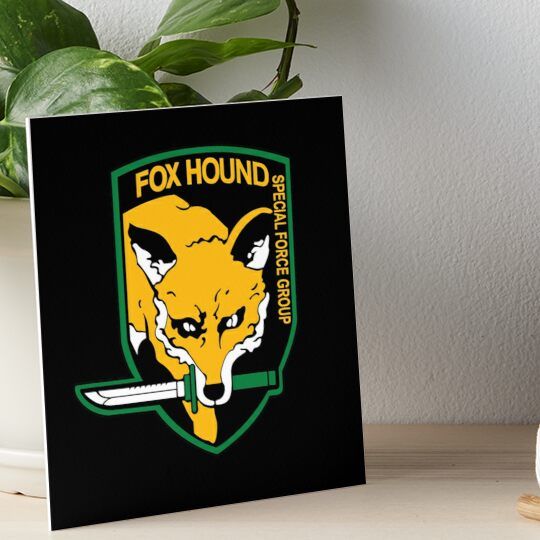 Metal Gear Solid Fox Hound Logo Art Board Print By John Hughes In 22 The Fox And The Hound Art Logo Metal Gear Solid Metal Gear Solid Fox Hound Logo Art Board Print By John Hughes In 22 The Fox And The Hound Art Logo Metal Gear Solid