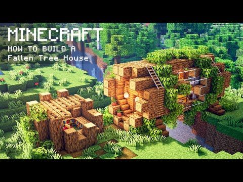 Minecraft How To Build A Fallen Tree House Youtube In 21 Minecraft Tree Minecraft Minecraft Houses Minecraft How To Build A Fallen Tree House Youtube In 21 Minecraft Tree Minecraft Minecraft Houses