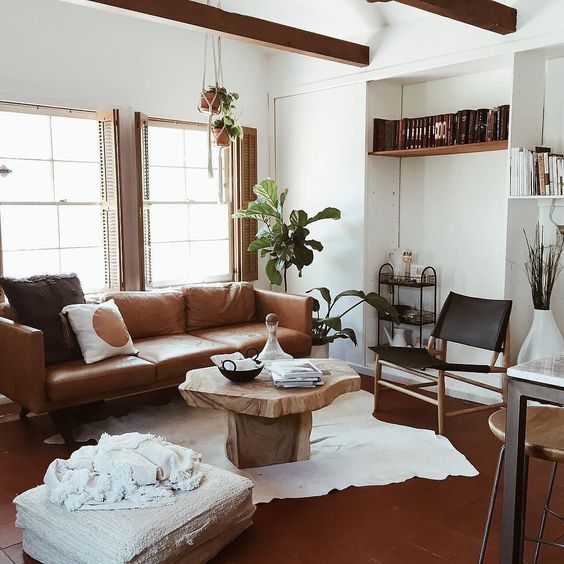 Sofa da bò - một siêu phẩm không thể thiếu cho phòng khách