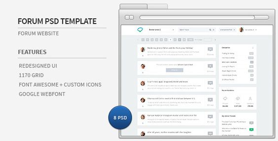 forum website template