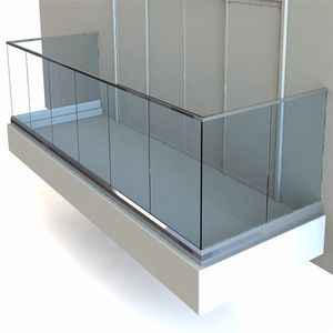 Source Outdoor Used Glass Panel Inox U Channel Railings Design On M Alibaba Com Balcony Glass Design Railing Design Balcony Railing Design