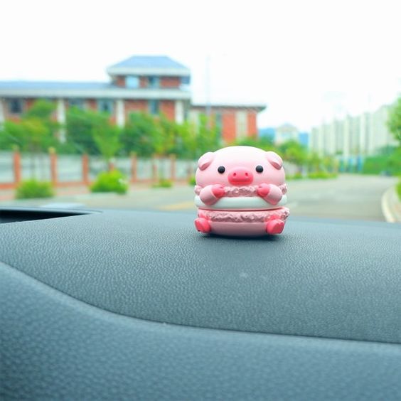 Cute Car Air Freshener Macaron Piggy Car Dashboard Decor | Etsy