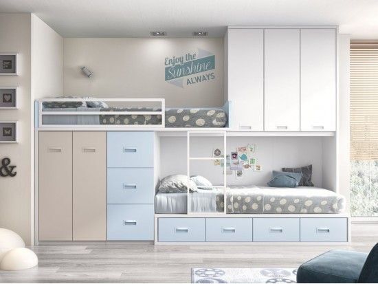20 Cool Bunk Beds For The Coolest Siblings Ever My Baby Doo Cool Bunk Beds Kids Bunk Beds Home