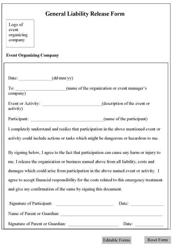 Release of Liability Form Free Waiver Agreement (US) LawDepot - free printable release of liability form Release of Liability Form Free Waiver Agreement (US) LawDepot - free printable release of liability form
