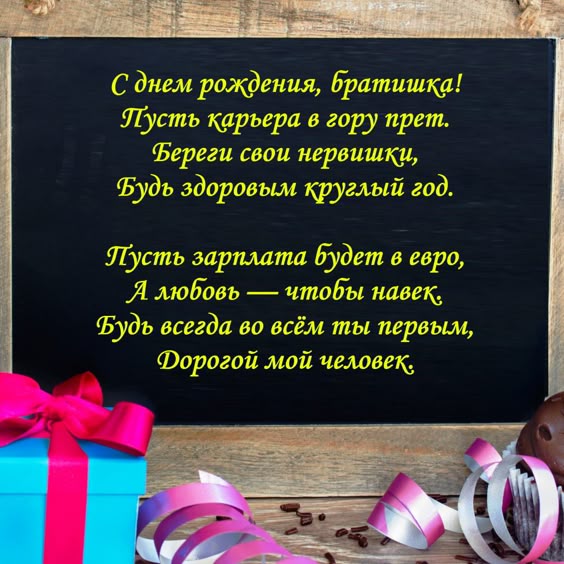 Поздравления с днем рождения брату