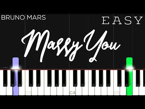 Bruno Mars Marry You Easy Piano Tutorial Youtube Piano Tutorial Easy Piano Piano Tutorials
