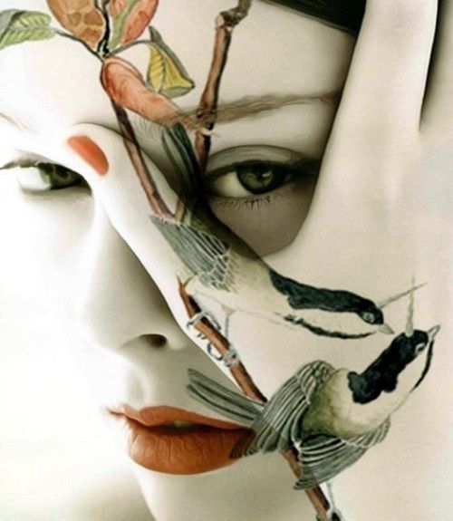 MOVIMENTO SILENCIOSO _ facial art #mimetismo #art