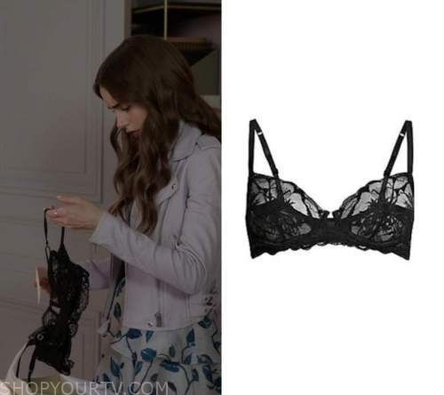 Emily in Paris: Season 1 Episode 3 Emily's Black Lace Bra